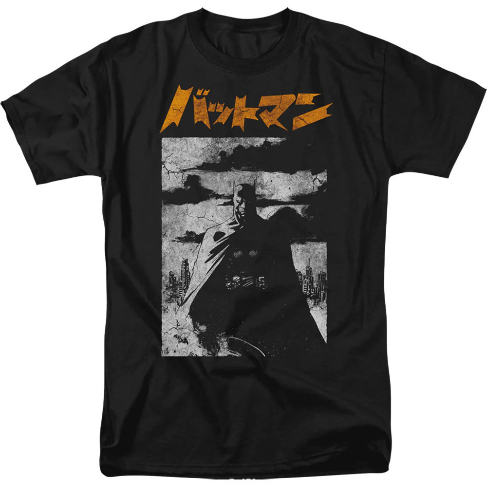 Japanese Text Batman DC Comics Graphic Unisex Superhero Fan T-Shirt